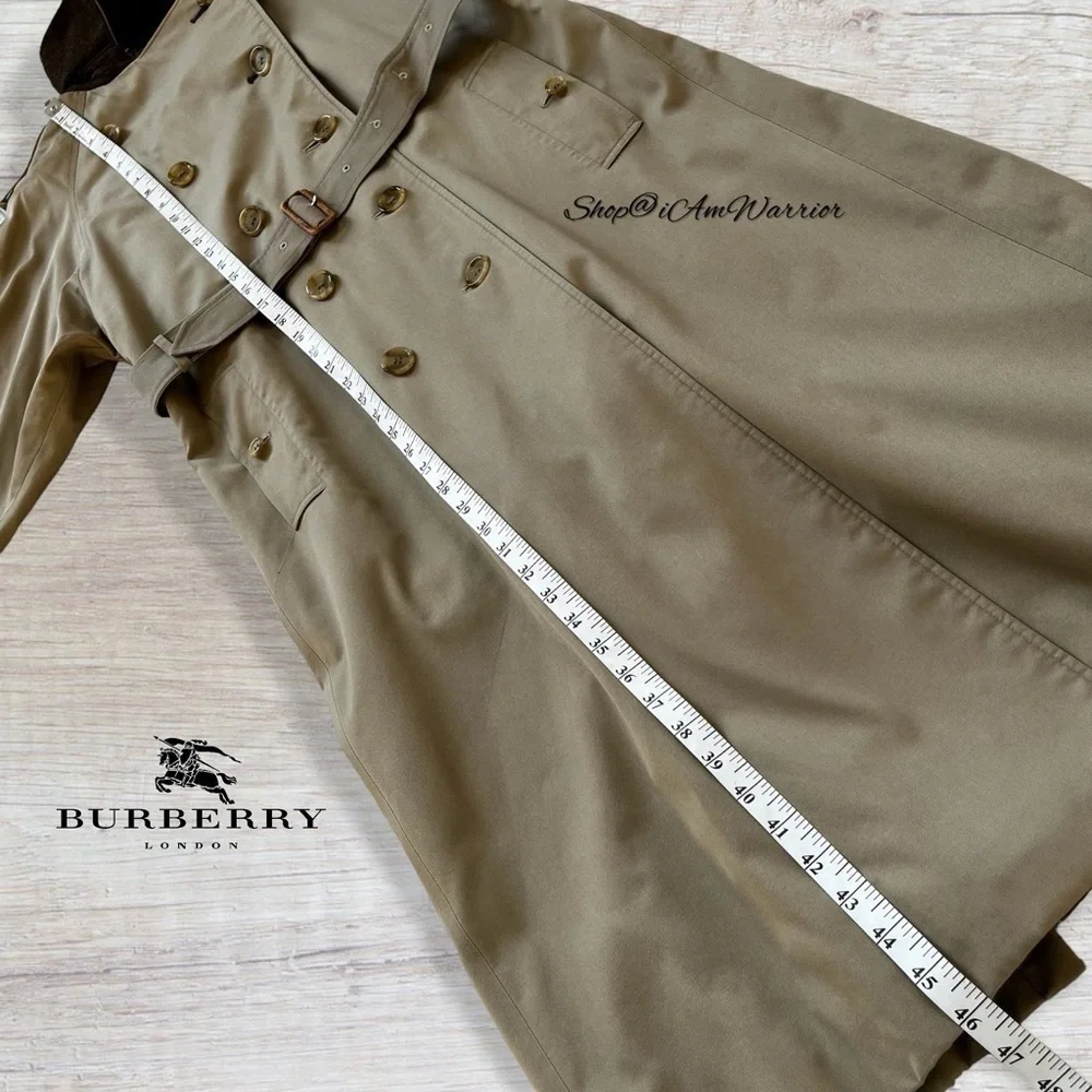 Vintage Burberrys London Long Wool Lined Trench Coat *shop@iAmWarrior - Picture 7 of 16